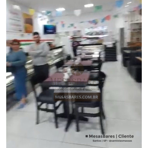 MesasBares | Cliente -Massas Santista Restaurante - Embaré, Santos - SP